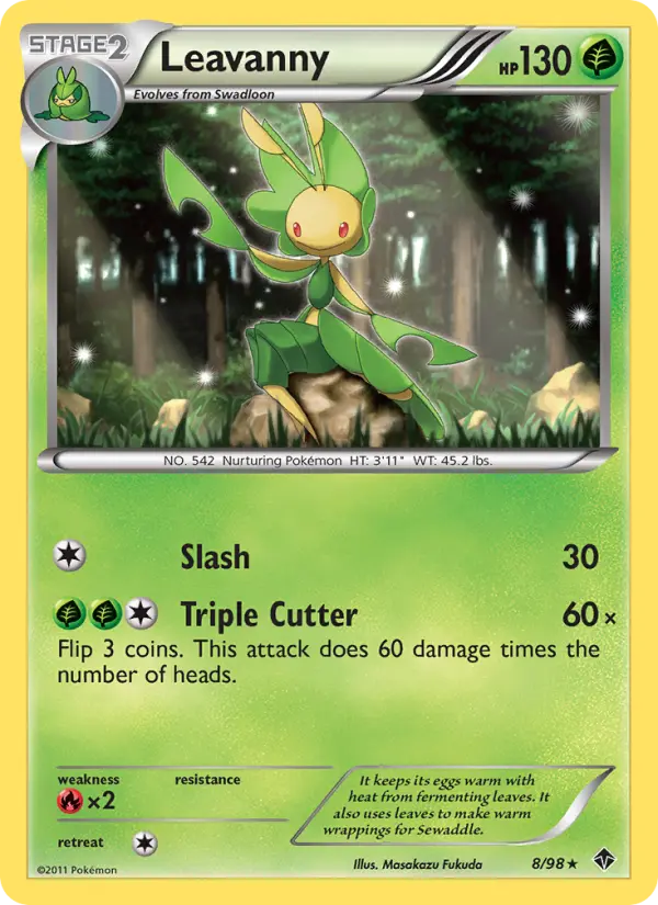 Leavanny 8 Emerging Powers Pokesingles