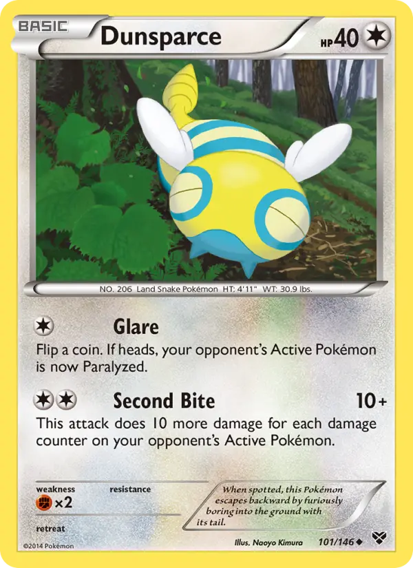 Dunsparce 101 XY Pokesingles