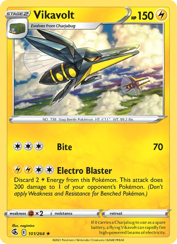 Vikavolt 101 Fusion Strike Pokesingles