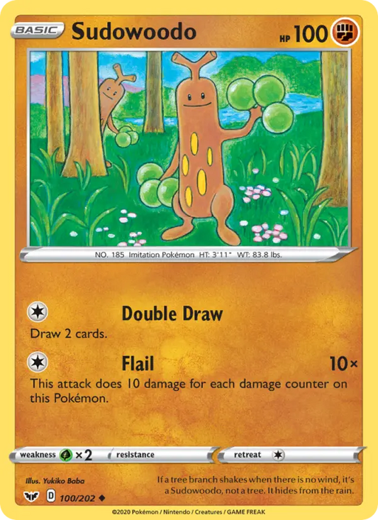 Sudowoodo 100 Sword & Shield Pokesingles