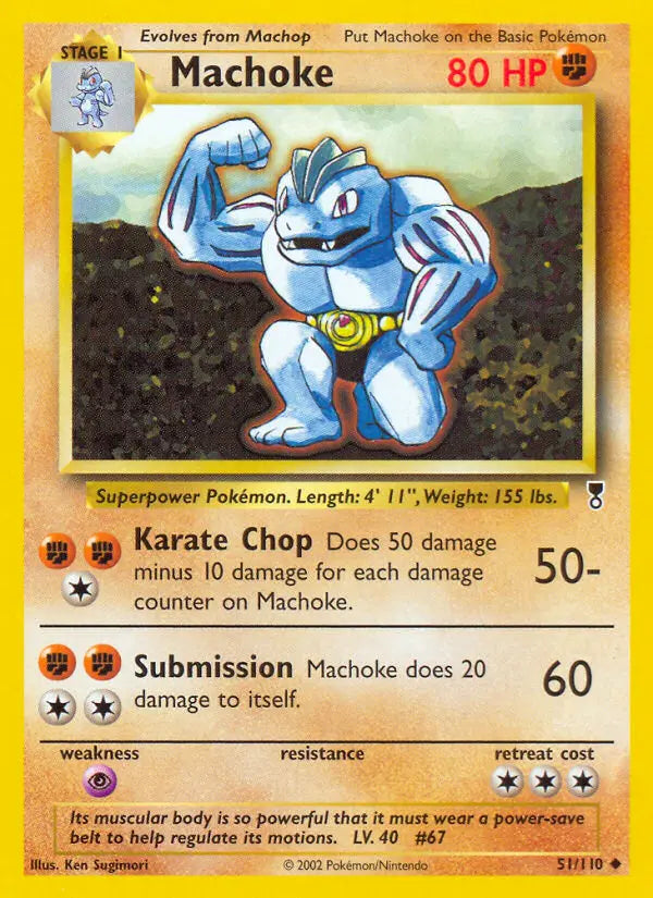Machoke 51 Legendary Collection Pokesingles