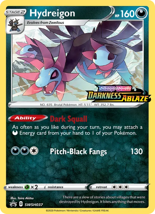 Hydreigon SWSH037 SWSH Black Star Promos Pokesingles