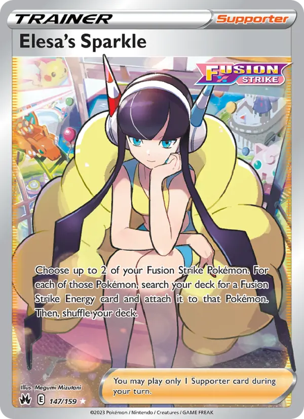 Elesa's Sparkle 147 Crown Zenith Pokesingles