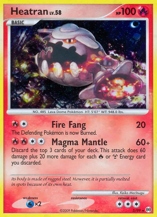 Heatran 3 Arceus Pokesingles