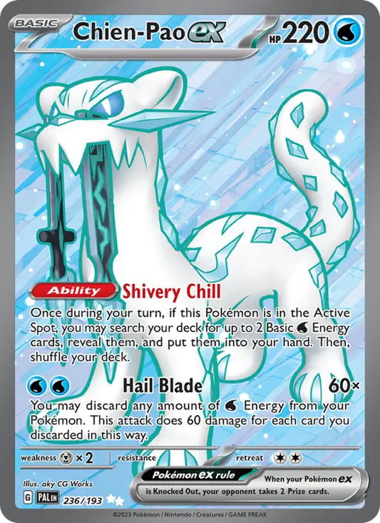 Chien-Pao ex 236 Paldea Evolved Pokesingles