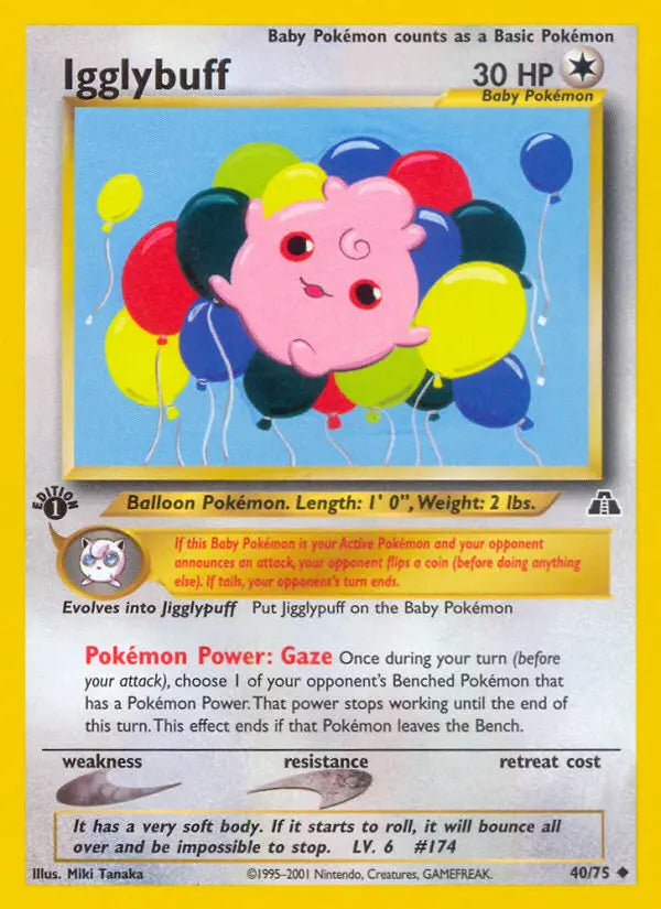 Igglybuff 40 Neo Discovery Pokesingles