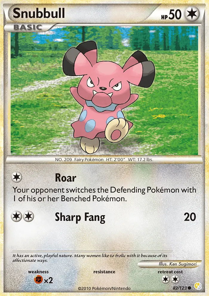 Snubbull 82 HeartGold SoulSilver Pokesingles
