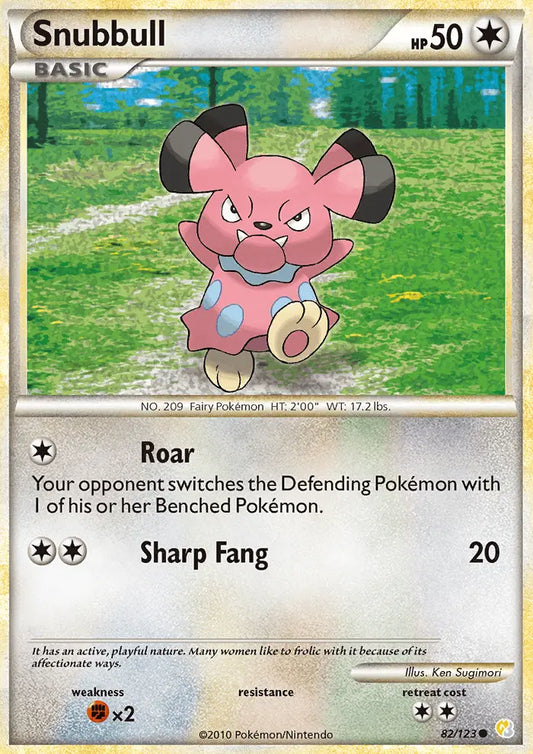 Snubbull 82 HeartGold SoulSilver Pokesingles