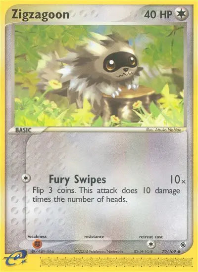 Zigzagoon 79 Ruby & Sapphire Pokesingles