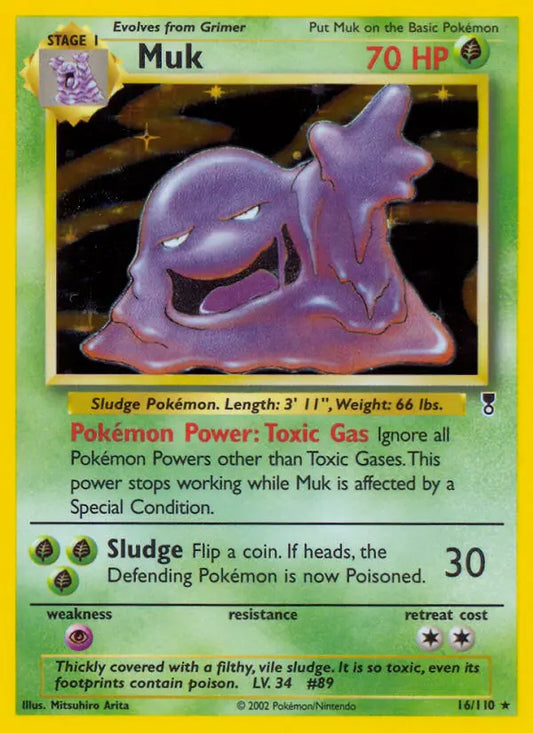 Muk 16 Legendary Collection Pokesingles