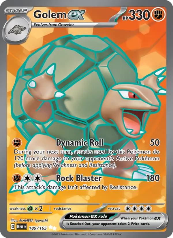 Golem ex 189 151 Pokesingles