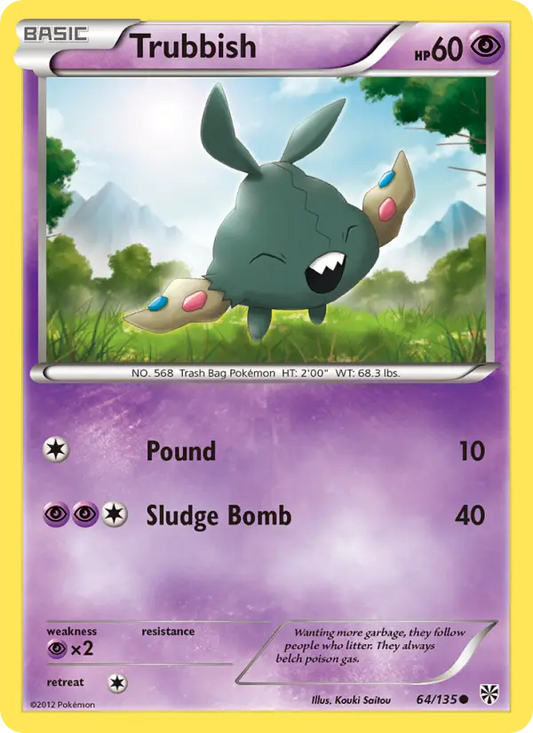 Trubbish 64 Plasma Storm Pokesingles