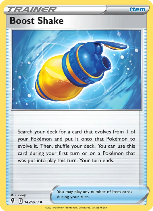 Boost Shake 142 Evolving Skies Pokesingles