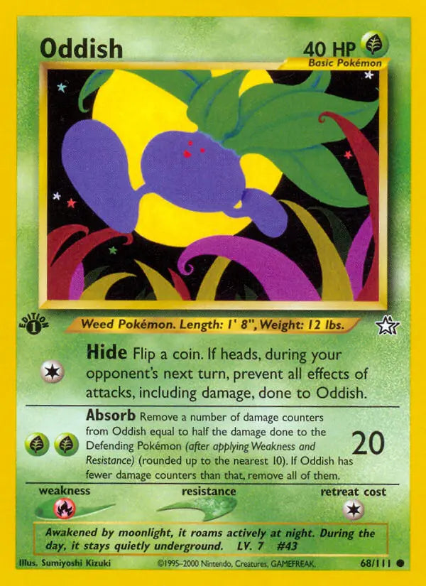 Oddish 68 Neo Genesis Pokesingles