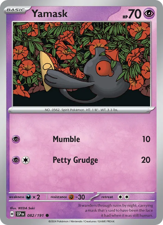 Yamask 82 Surging Sparks Pokesingles