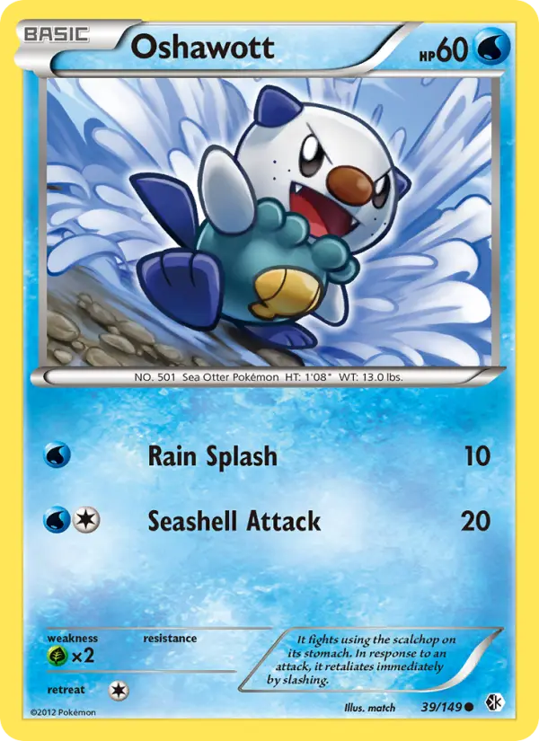 Oshawott 39 Boundaries Crossed Pokesingles