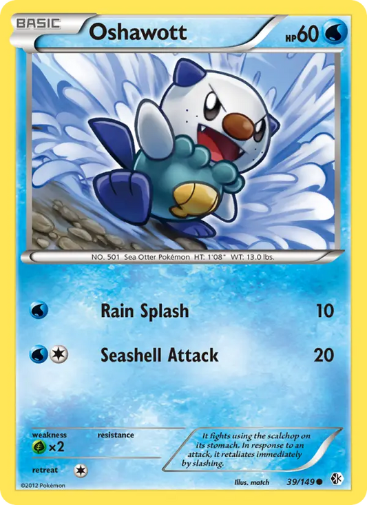 Oshawott 39 Boundaries Crossed Pokesingles