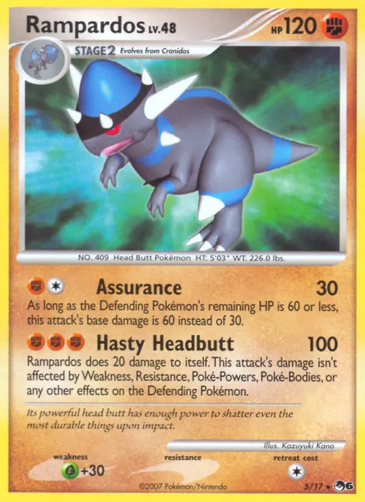 Rampardos 5 POP Series 6 Pokesingles