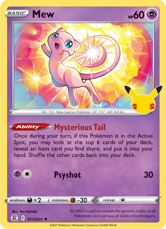 Mew 11 Celebrations Pokesingles