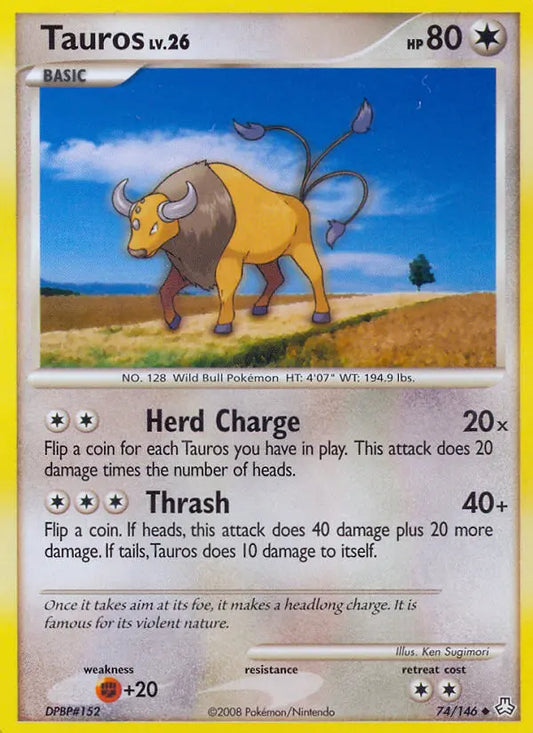 Tauros 74 Legends Awakened Pokesingles