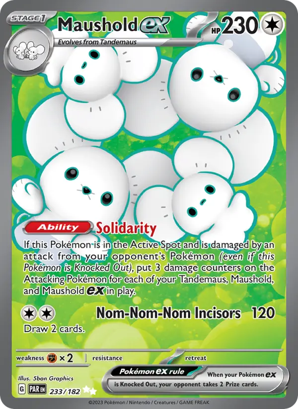 Maushold ex 233 Paradox Rift Pokesingles