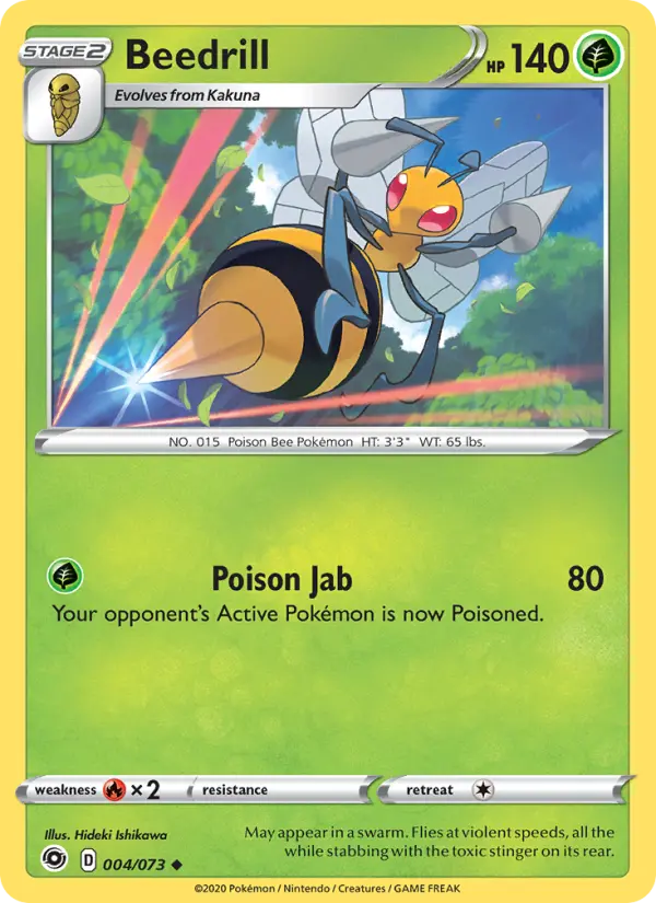 Beedrill 4 Champion's Path Pokesingles