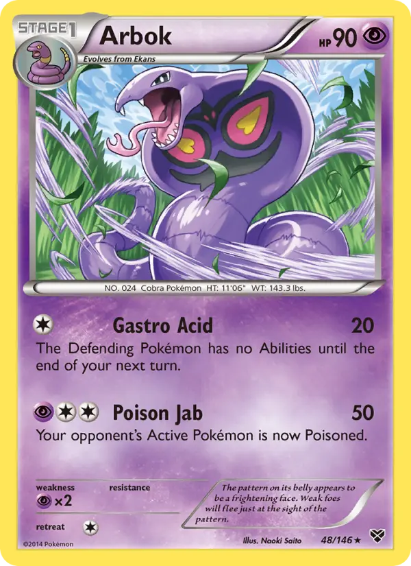 Arbok 48 XY Pokesingles