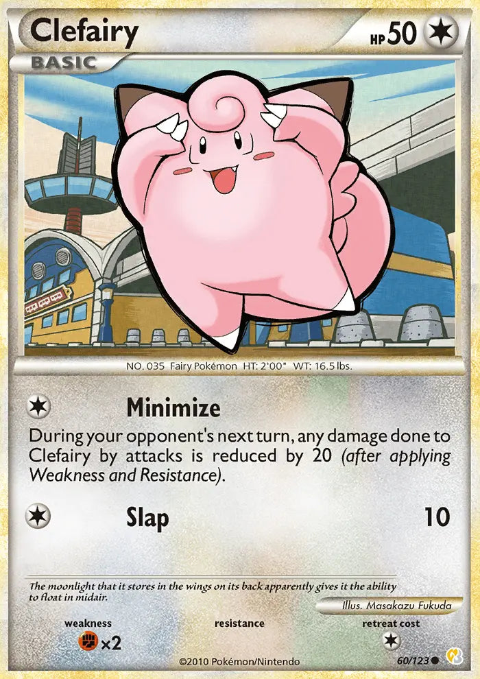 Clefairy 60 HeartGold SoulSilver Pokesingles