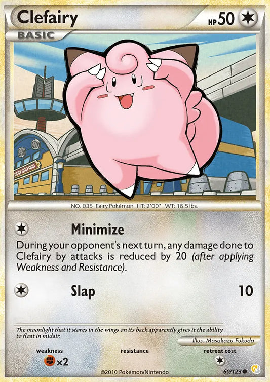 Clefairy 60 HeartGold SoulSilver Pokesingles