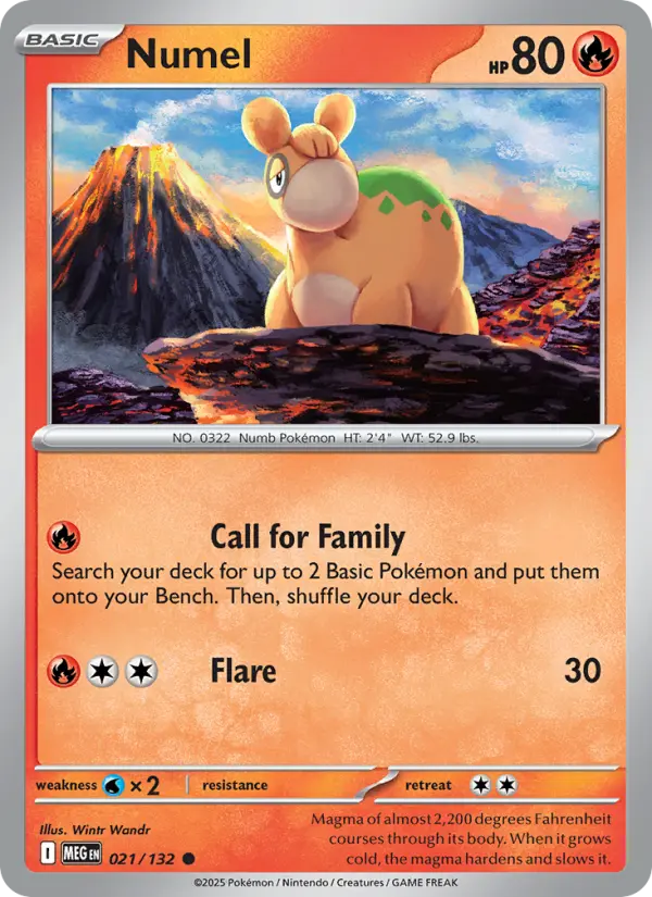 Numel 21 Mega Evolution Pokesingles