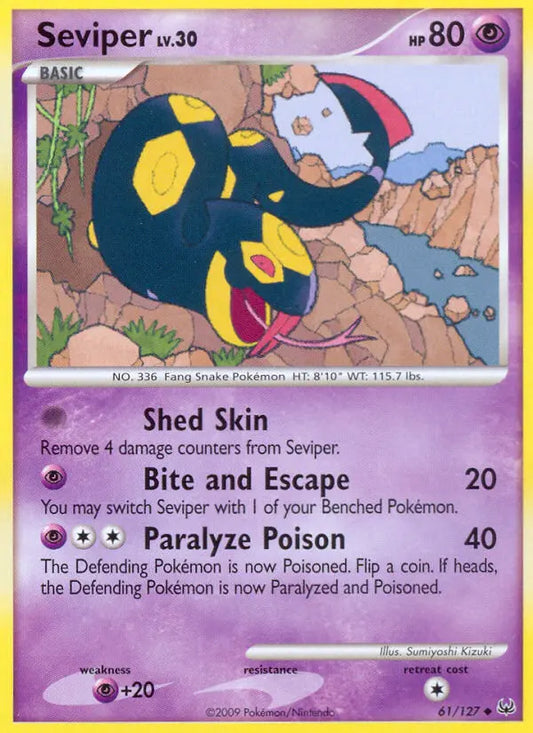 Seviper 61 Platinum Pokesingles
