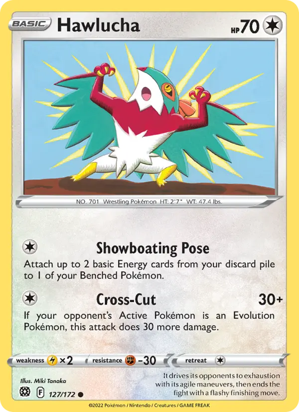 Hawlucha 127 Brilliant Stars Pokesingles