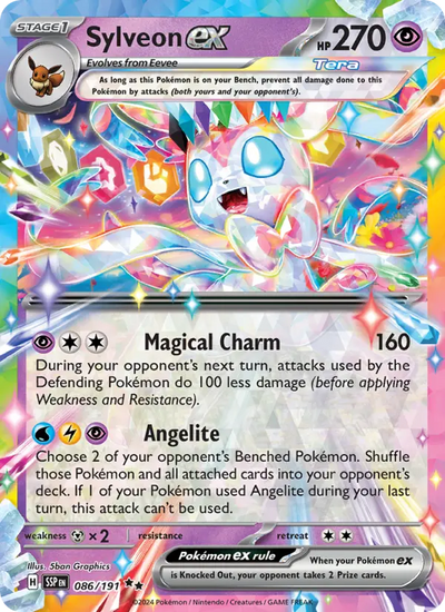 Sylveon ex 86 Surging Sparks Pokesingles