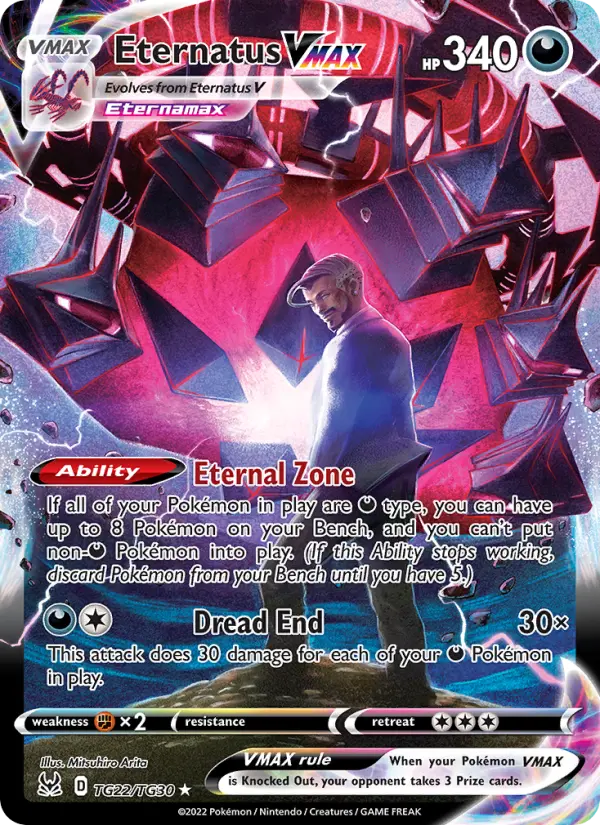 Eternatus VMAX TG22 Lost Origin Pokesingles