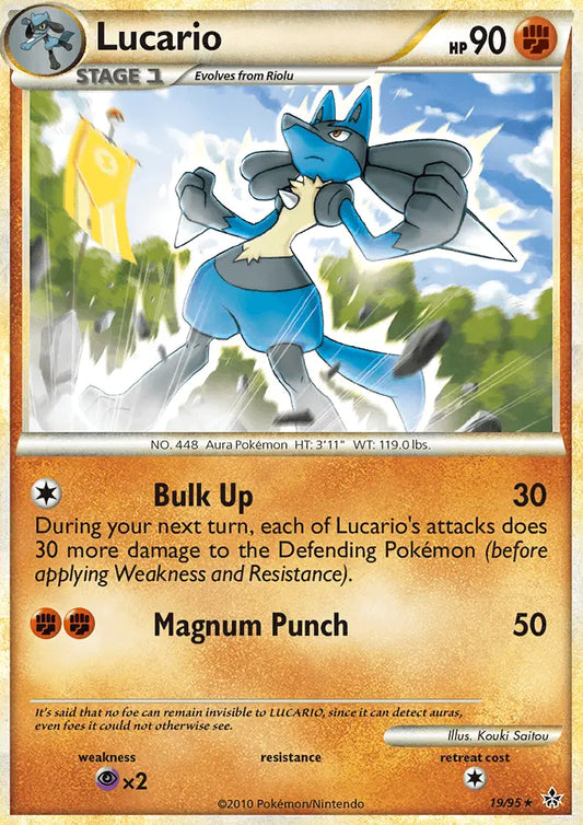 Lucario 19 Unleashed Pokesingles