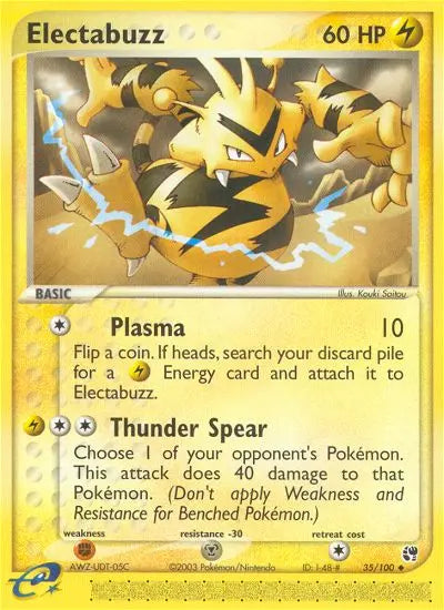 Electabuzz 35 Sandstorm Pokesingles