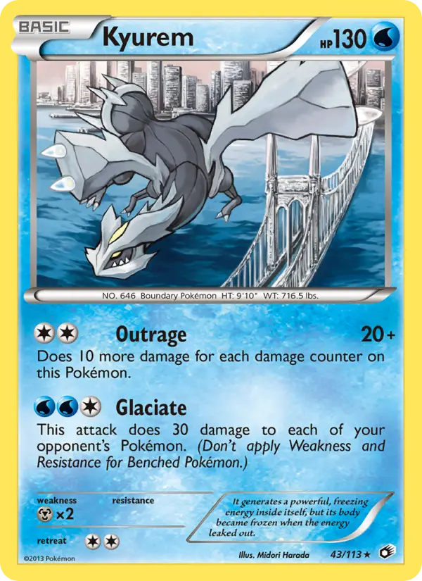 Kyurem 43 Legendary Treasures Pokesingles
