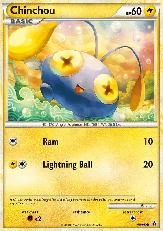 Chinchou 48 Unleashed Pokesingles