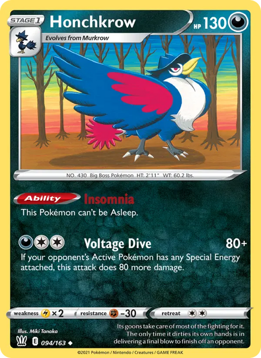 Honchkrow 94 Battle Styles Pokesingles