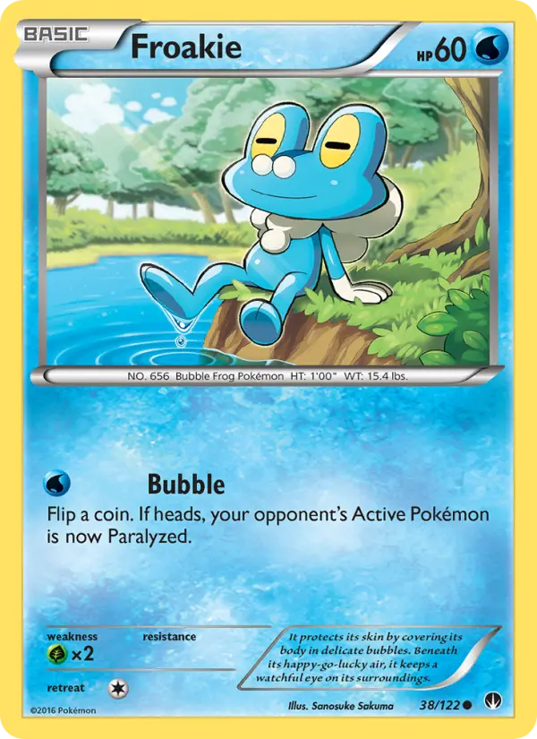 Froakie 38 BREAKpoint Pokesingles