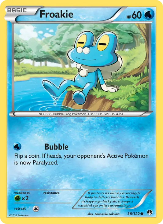 Froakie 38 BREAKpoint Pokesingles