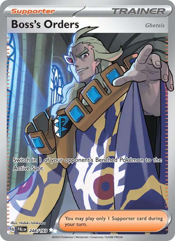 Boss's Orders 248 Paldea Evolved Pokesingles