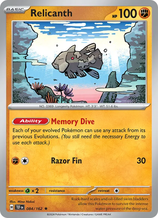 Relicanth 84 Temporal Forces Pokesingles