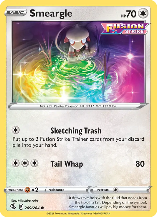 Smeargle 209 Fusion Strike Pokesingles