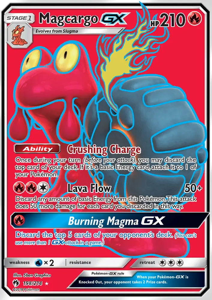 Magcargo GX 198 Lost Thunder Pokesingles