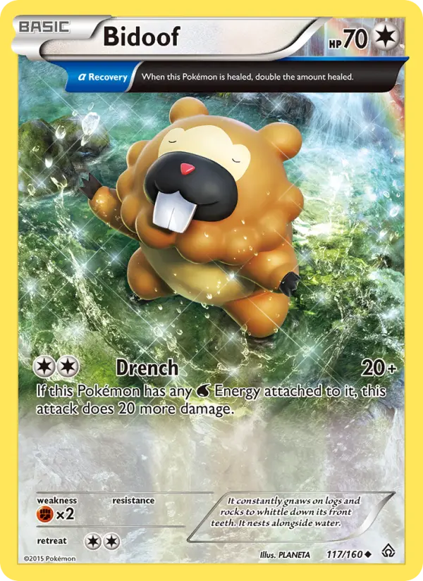 Bidoof 117 Primal Clash Pokesingles