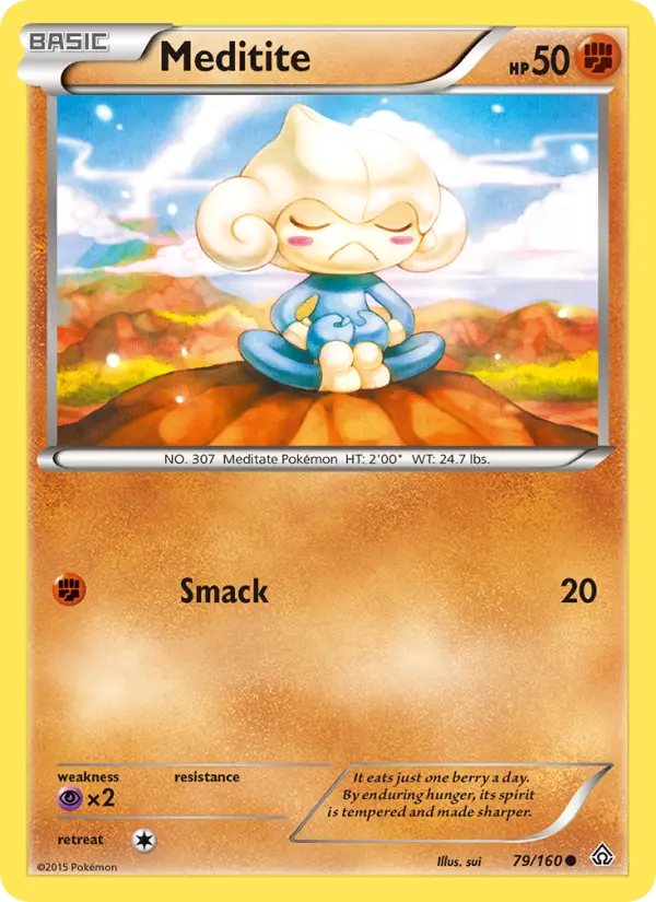 Meditite 79 Primal Clash Pokesingles