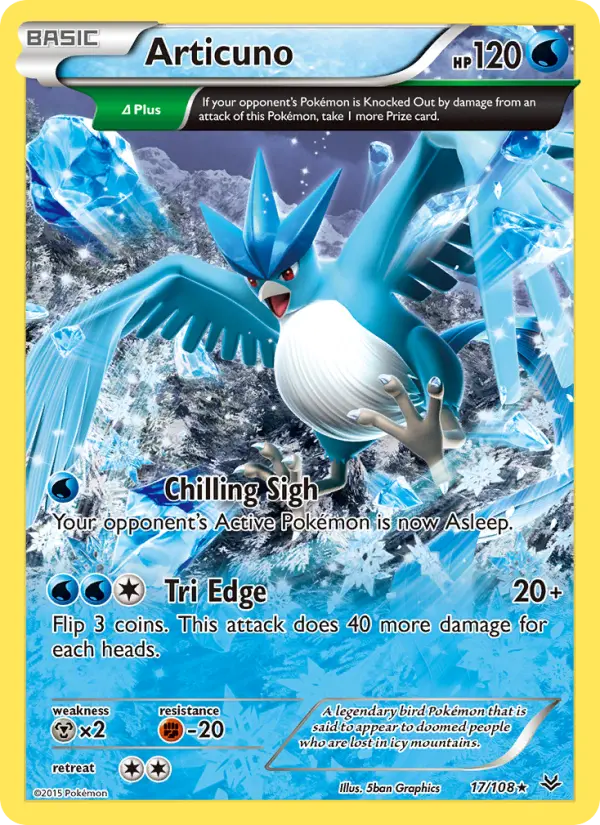 Articuno 17 Roaring Skies Pokesingles