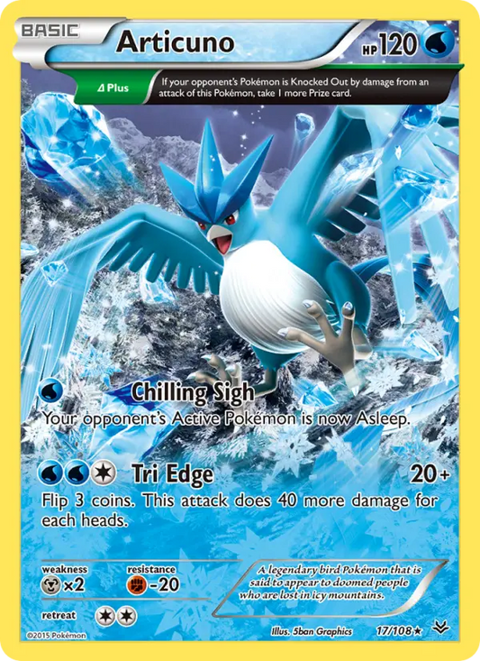 Articuno 17 Roaring Skies Pokesingles