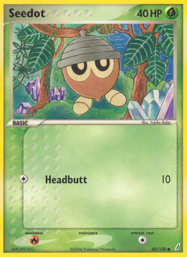 Seedot 60 Crystal Guardians Pokesingles